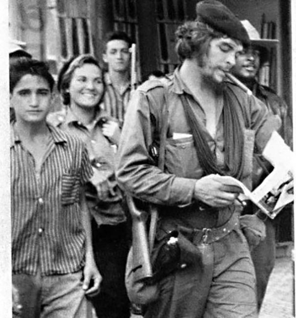 Ernesto Che Guevara with Cristobal Carbine